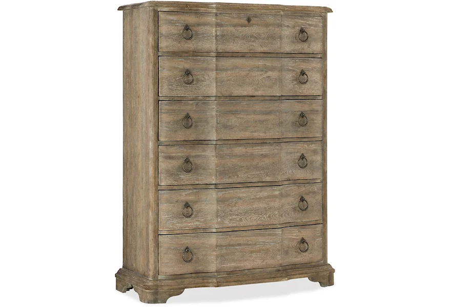 Boheme 6 Drawer Chest by Hooker Furniture at Janeen's Furniture Gallery