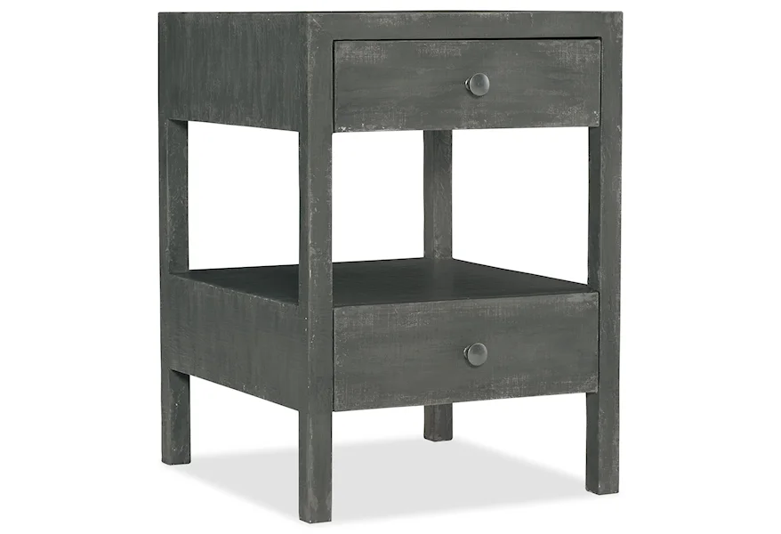 Boheme Brussels Two-Drawer Nightstand by Hooker Furniture at Miller Waldrop Furniture and Decor