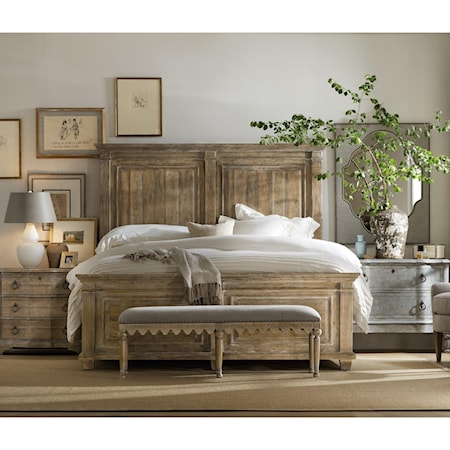 California King Panel Bed