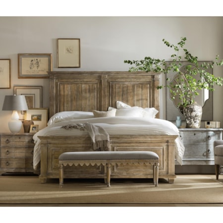 California King Panel Bed
