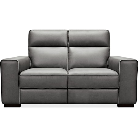 Leather Power Reclining Loveseat