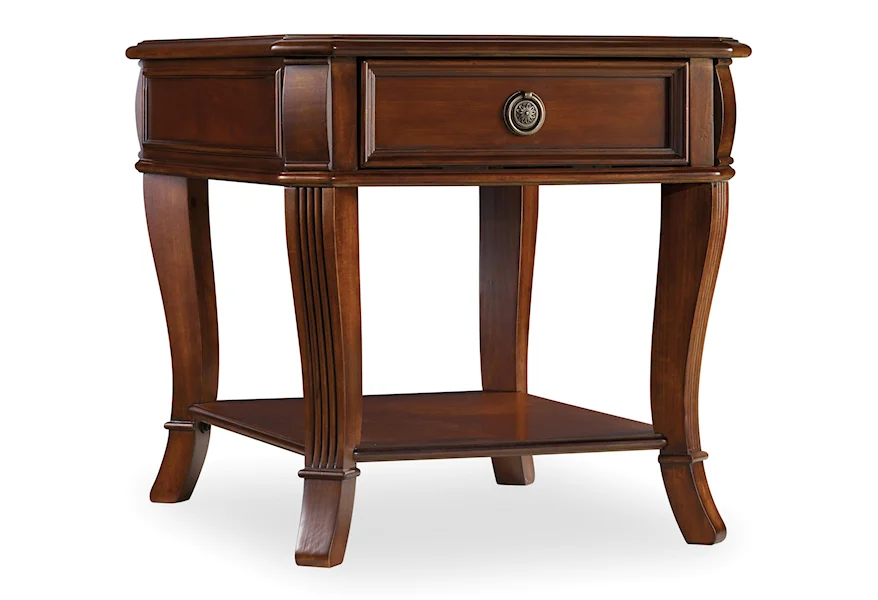 Brookhaven End Table by Hooker Furniture at Miller Waldrop Furniture and Decor