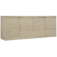 Contemporary Credenza with Soft-Close Doors