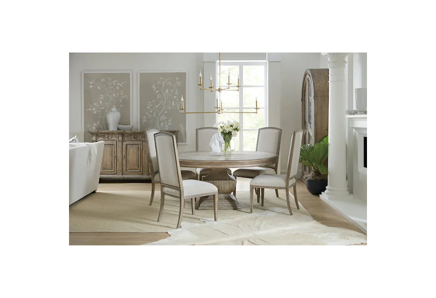 Castella Formal Dining Room Group by Hooker Furniture at Miller Waldrop Furniture and Decor