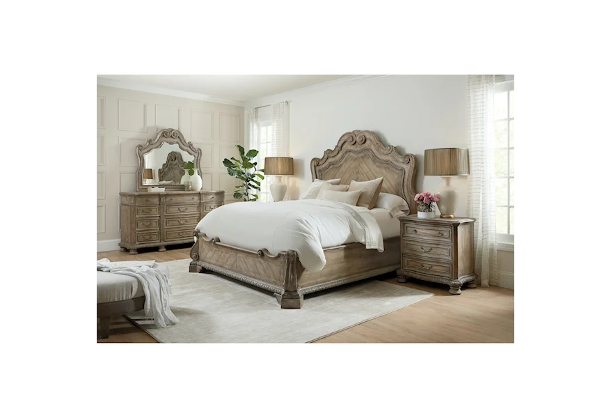 Castella King Bedroom Group by Hooker Furniture at Stoney Creek Furniture 
