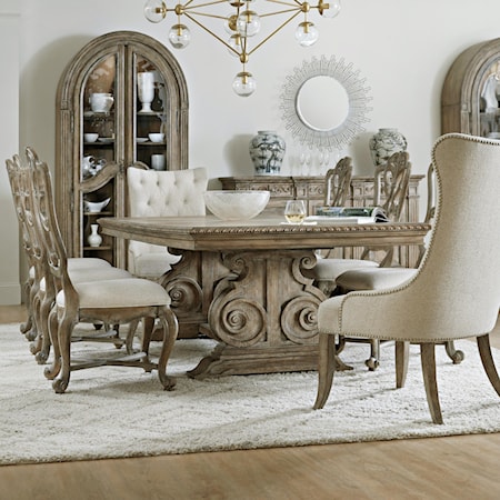 9-Piece Dining Table and Chair Set