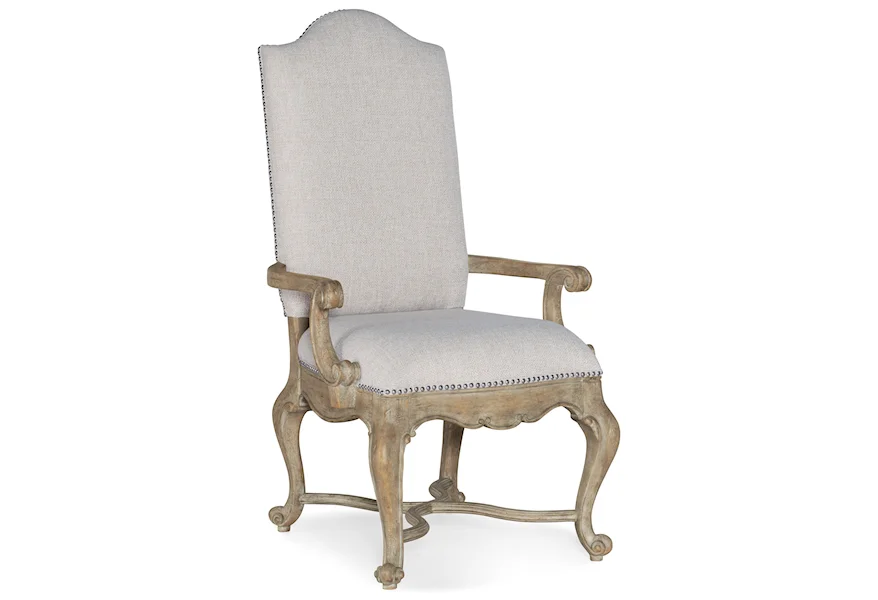 Castella Upholstered Arm Chair by Hooker Furniture at Miller Waldrop Furniture and Decor