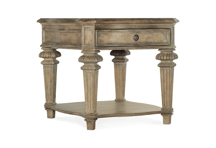 Castella End Table by Hooker Furniture at Miller Waldrop Furniture and Decor