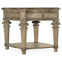 Traditional 1-Drawer End Table