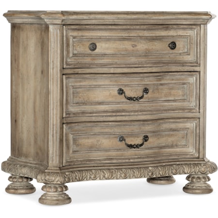 3-Drawer Nightstand