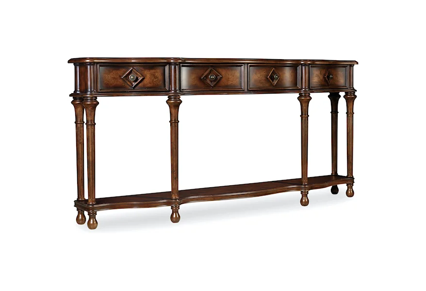 Chests and Consoles 72-Inch Hall Console by Hooker Furniture at Malouf Furniture Co.