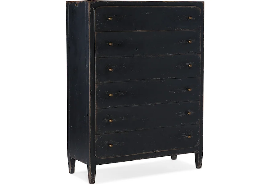 Ciao Bella 6-Drawer Chest by Hooker Furniture at Zak's Home