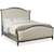 Hooker Furniture Ciao Bella Queen Upholstered Bed with Nailhead Trim