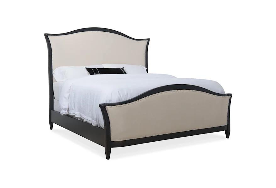 Ciao Bella King Upholstered Bed by Hooker Furniture at Miller Waldrop Furniture and Decor