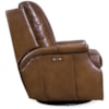 Hooker Furniture Collin Power Swivel Glider Leather Recliner