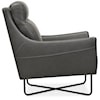 Hooker Furniture Efron Club Chair w/ Black Metal Base