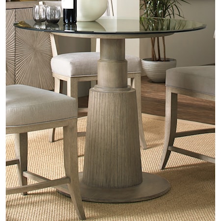 Adjustable Height Round Dining Table