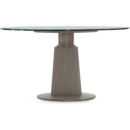 54" Adjustable Height Round Dining Table