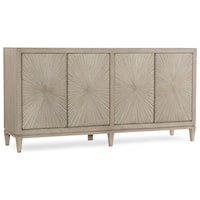 Buffet with Sunburst Door Fronts