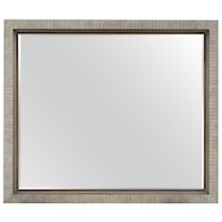 Rectangular Mirror with Carved Frame