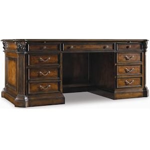 Hooker Furniture European Renaissance II Executive Desk 73 inch