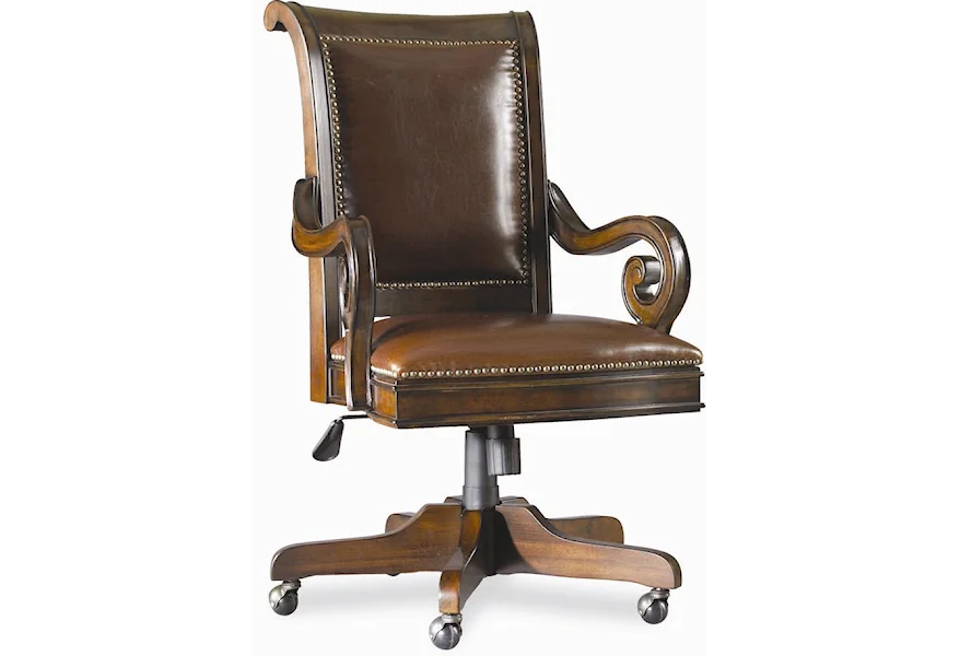 European Renaissance II Tilt Swivel Chair by Hooker Furniture at Baer's Furniture