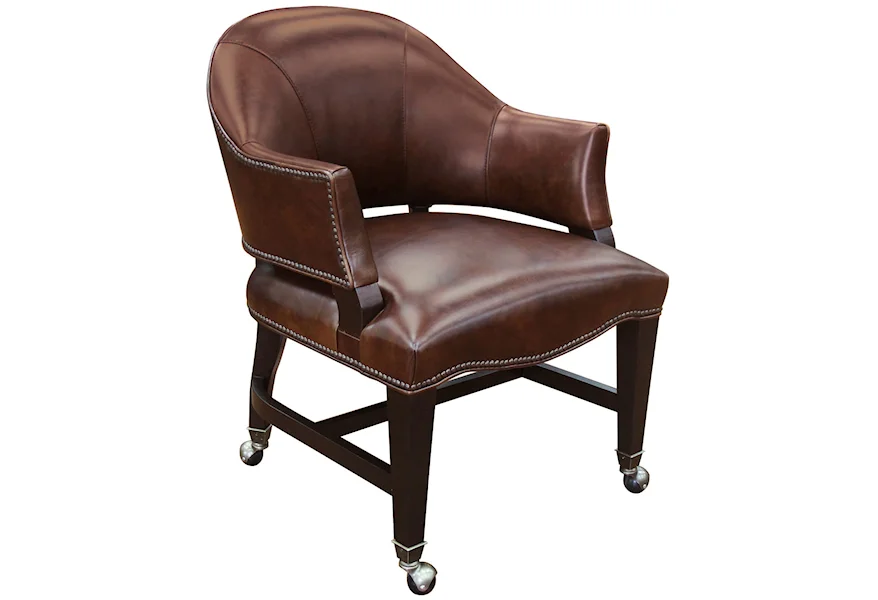 Game Chairs Isadora Nut Game Chair by Hooker Furniture at Baer's Furniture
