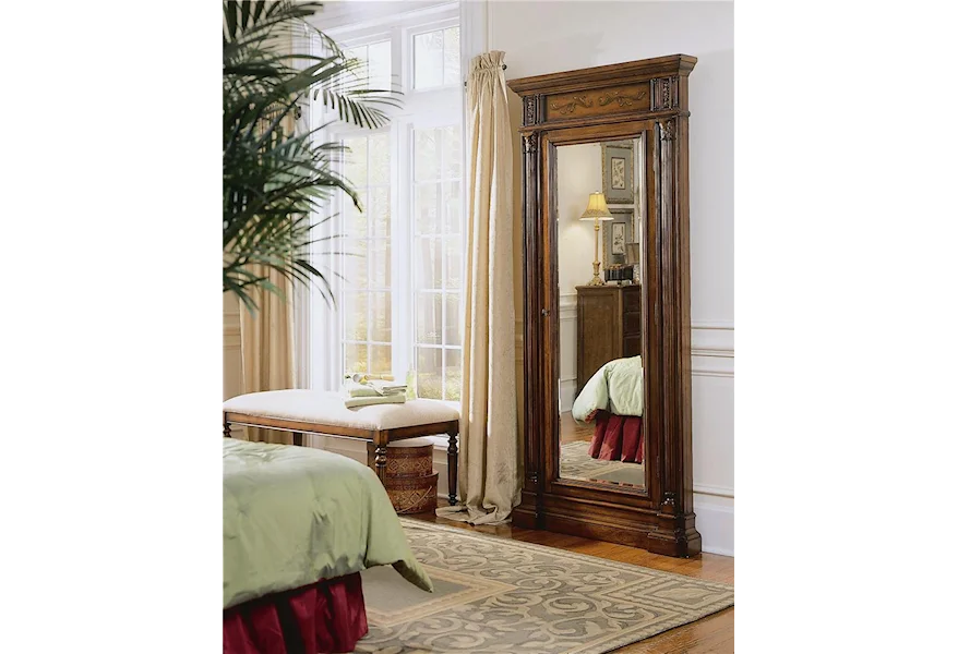 Seven Seas Floor Mirror by Hooker Furniture at Zak's Home