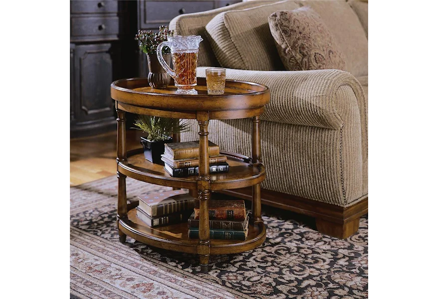 Seven Seas End Table by Hooker Furniture at Malouf Furniture Co.