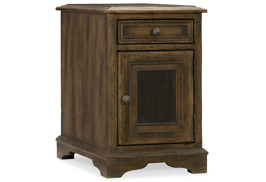 Hill Country Dewees Chairside Table by Hooker Furniture at Stoney Creek Furniture 