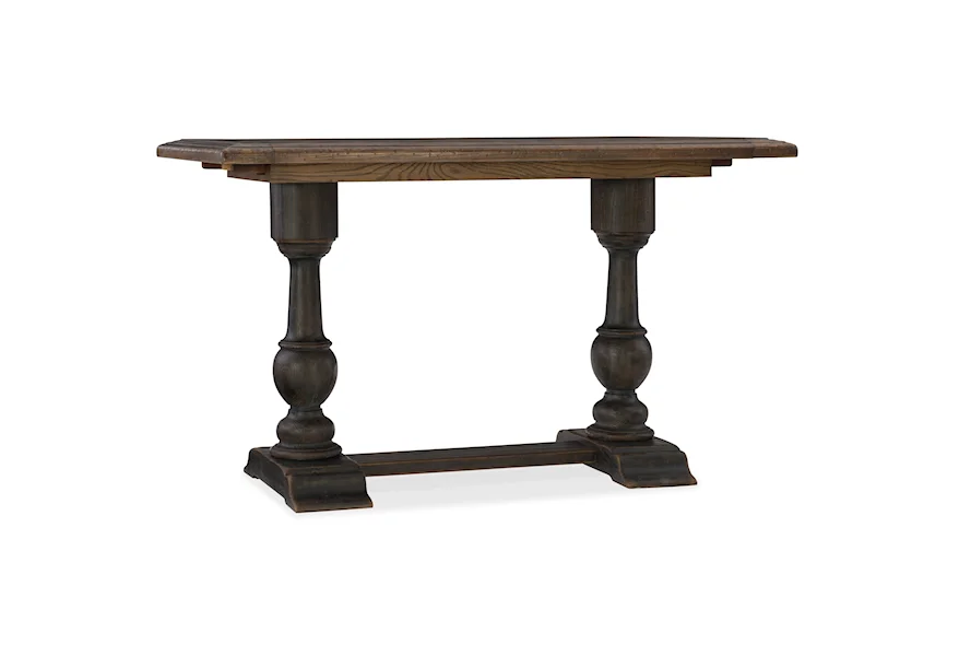 Hill Country Balcones Friendship Table with Leaves by Hooker Furniture at Baer's Furniture