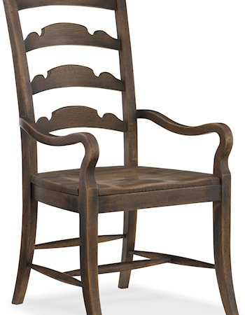 Twin Sisters Ladderback Arm Chair