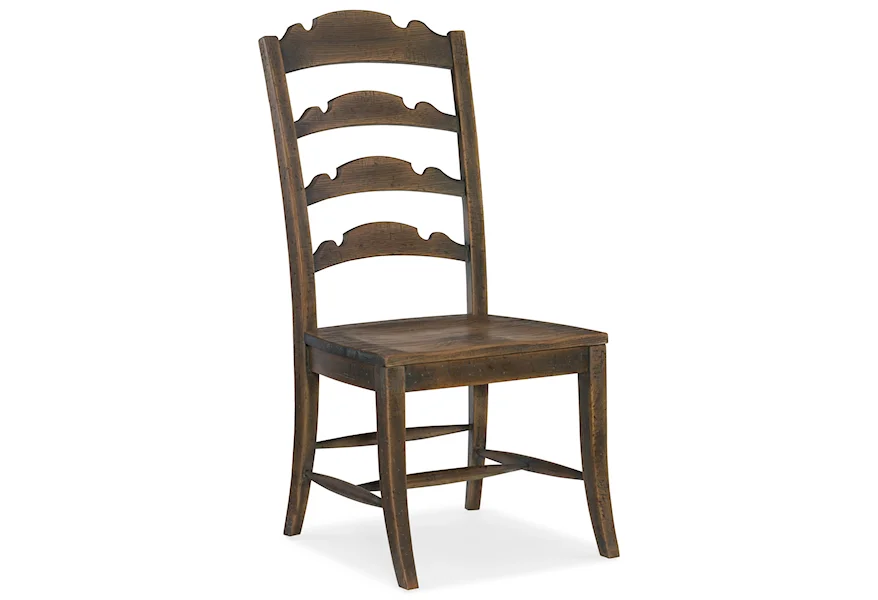 Hill Country Twin Sisters Ladderback Side Chair by Hooker Furniture at Stoney Creek Furniture 