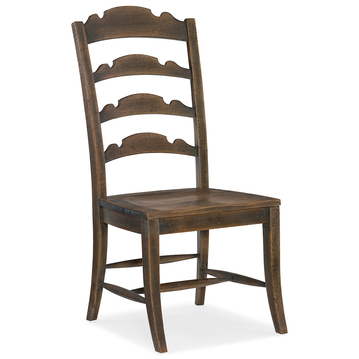 Hooker Furniture Hill Country Twin Sisters Ladderback Side Chair