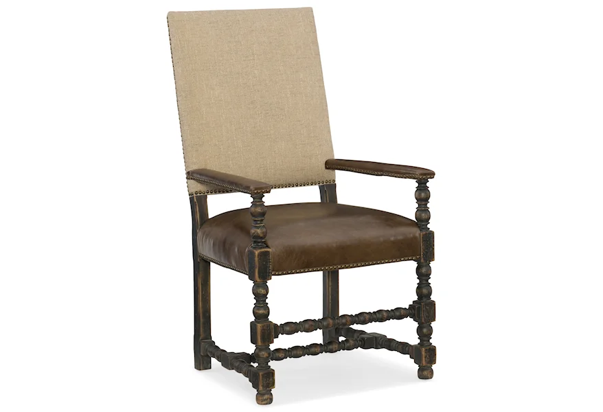Hill Country Comfort Upholstered Arm Chair by Hooker Furniture at Baer's Furniture