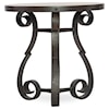 Hooker Furniture Hill Country Luckenbauch Metal and Stone End Table