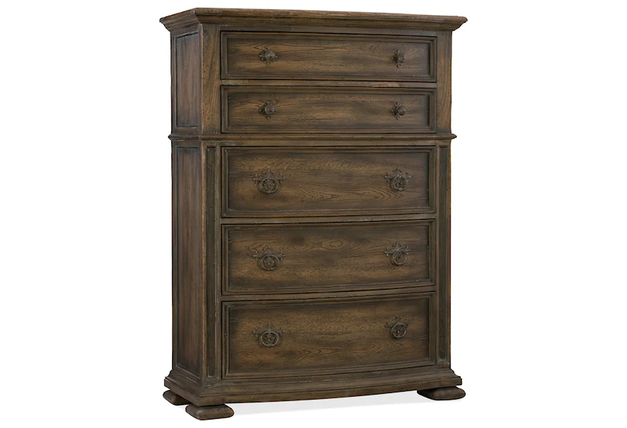Hill Country Gillespie Five-Drawer Chest by Hooker Furniture at Reeds Furniture