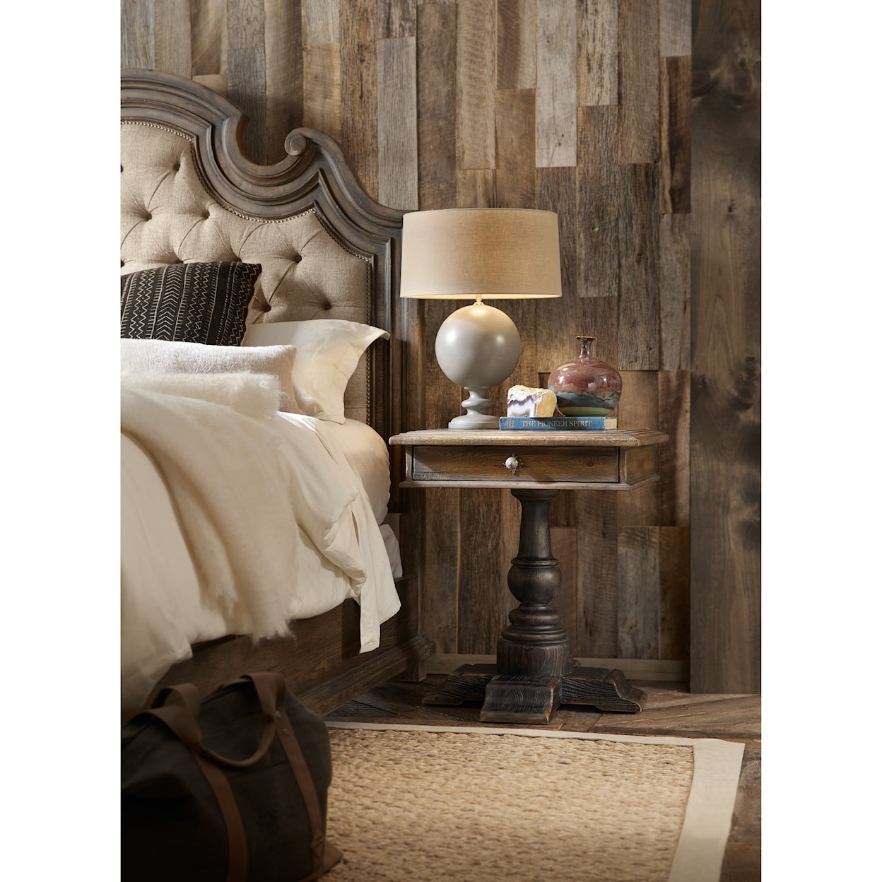 Hooker Furniture Hill Country Kirby Bedside Table