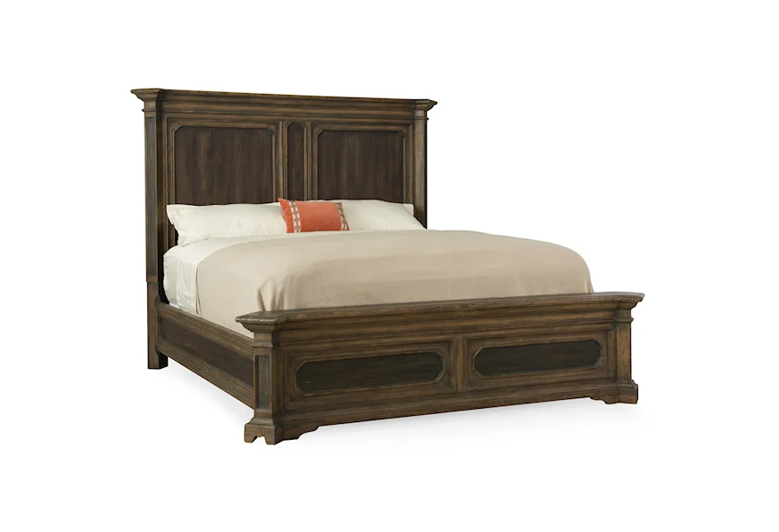 Hill Country Woodcreek King Mansion Bed by Hooker Furniture at Zak's Home