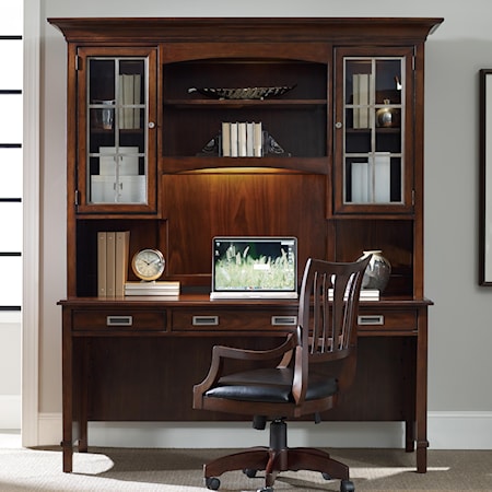 Desk and Hutch Set