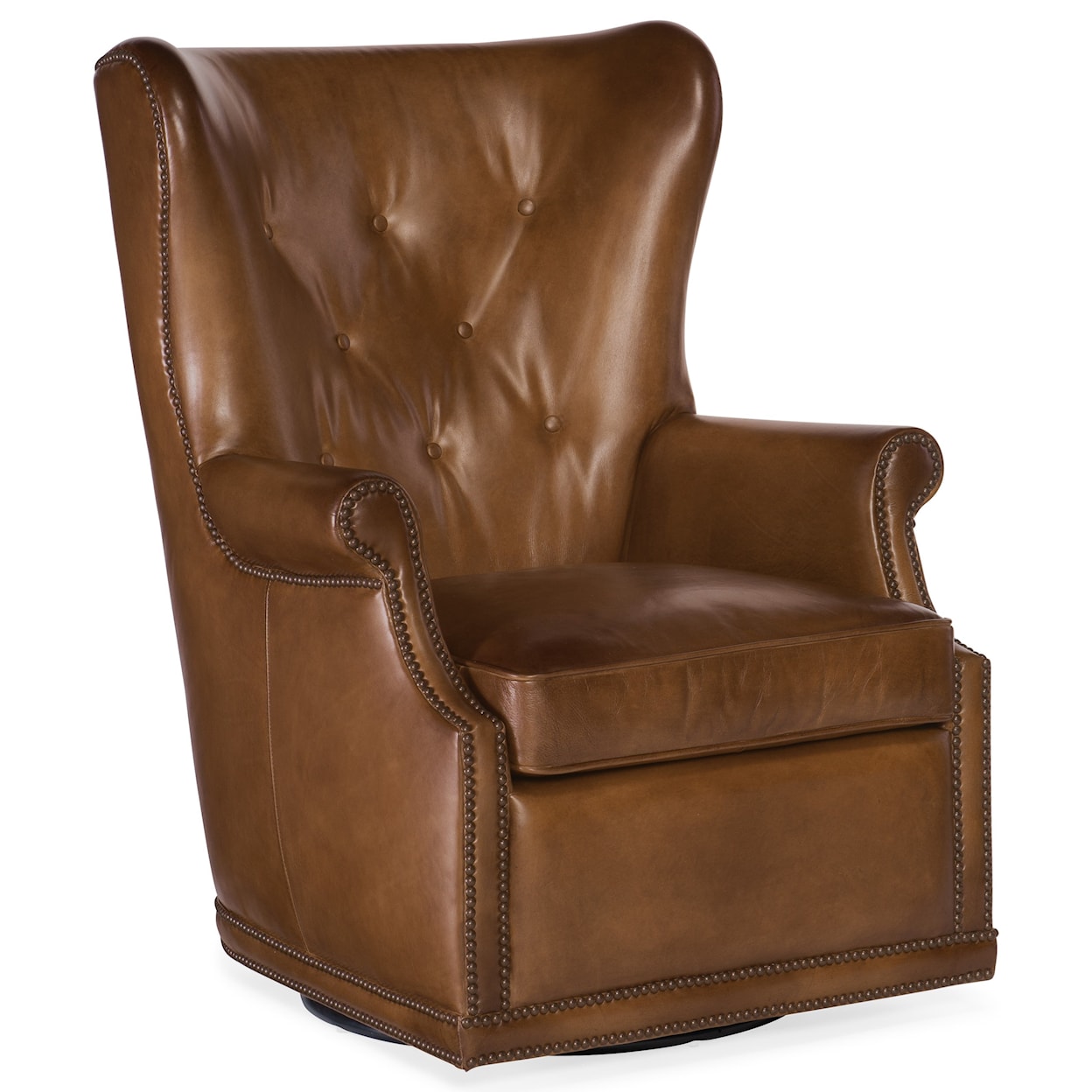 Hooker Furniture Maya Wing Swivel Club Chair