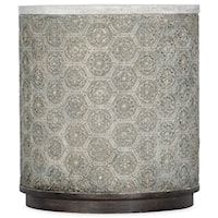 Greystone Transitional Round End Table