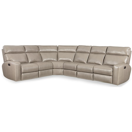 4 PC Pwr Motion Sectional w/ Pwr Hdrest