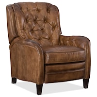 High Leg Recliner with Diamond Tufting