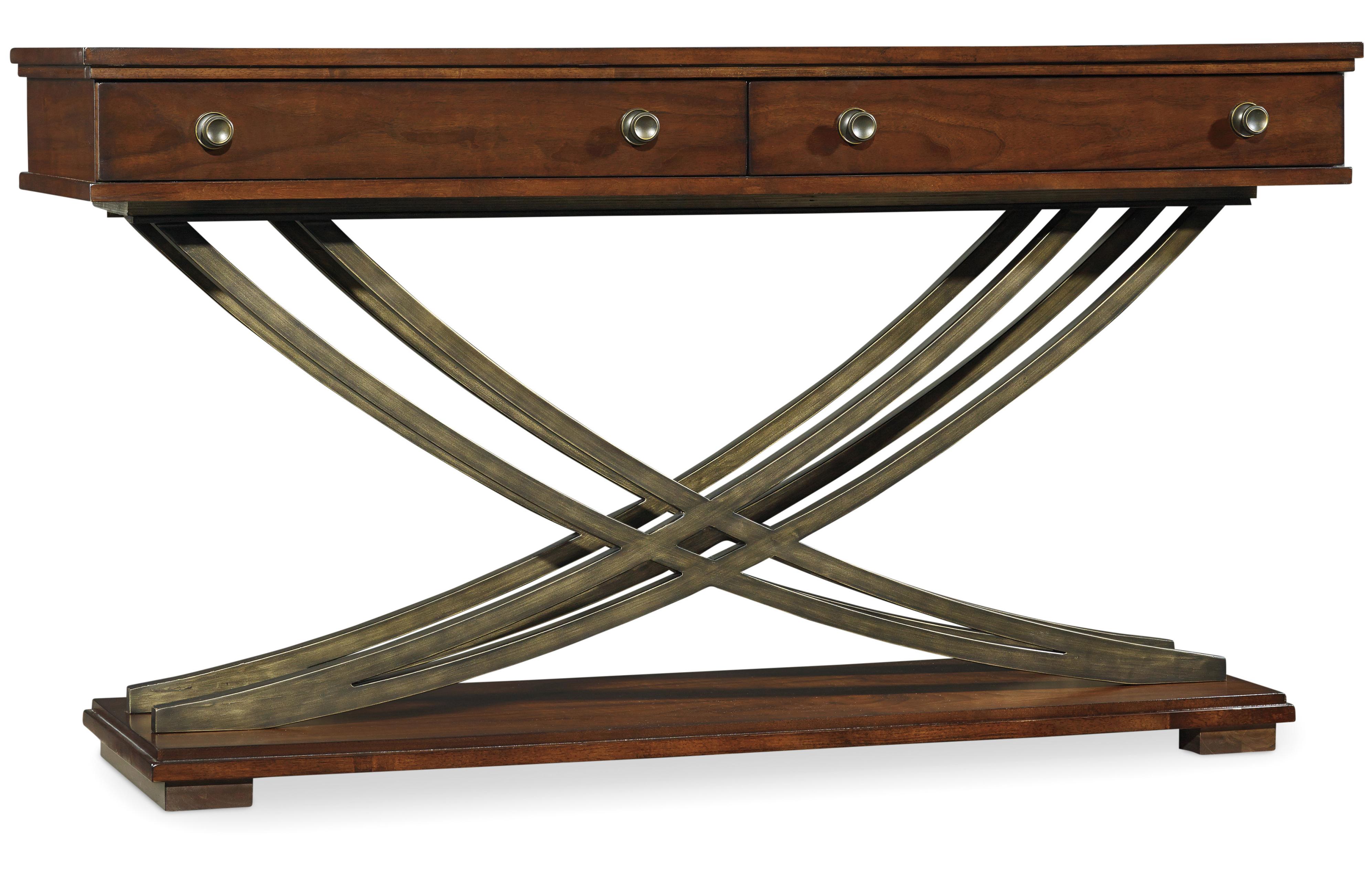 Cross Base Sofa Table