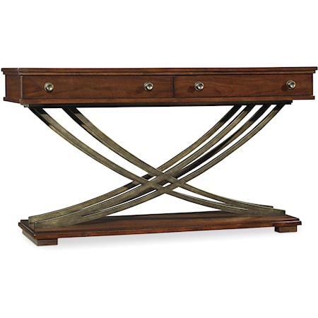 Cross Base Sofa Table