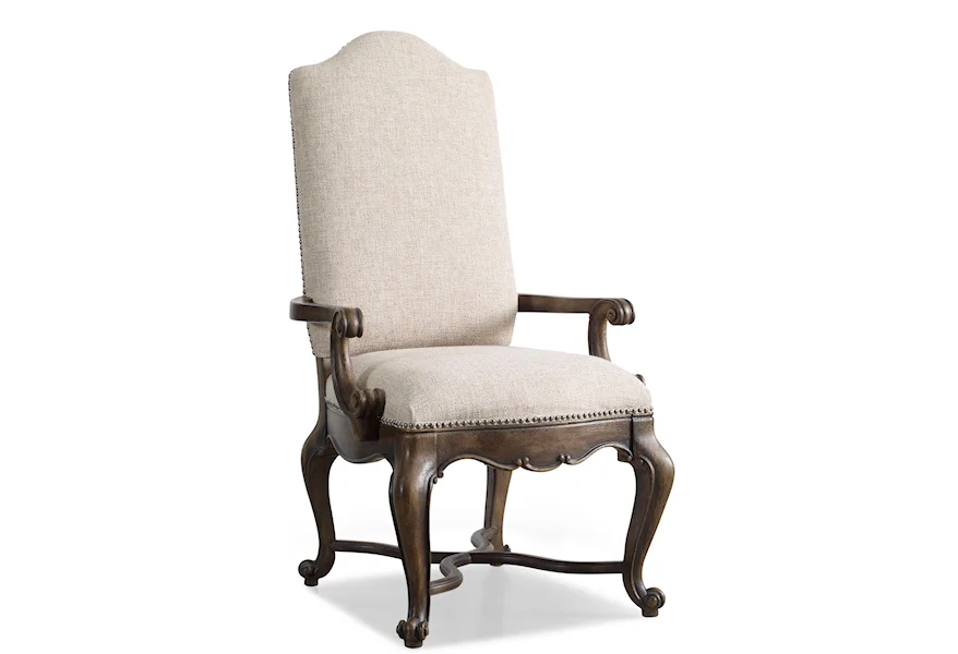 Rhapsody Upholstered Arm Chair by Hooker Furniture at Zak's Home