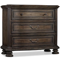 Bachelor's Chest with Three Drawers, Touch Light and Electrical Receptacle