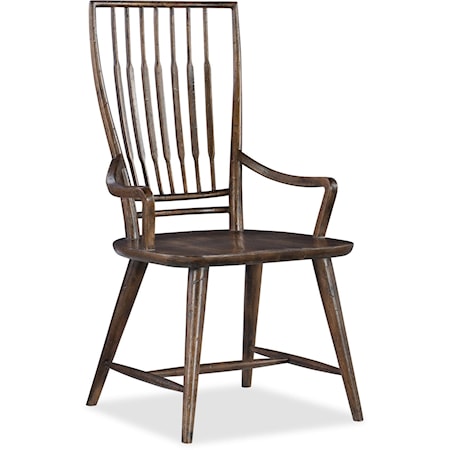 Spindle Back Dining Arm Chair