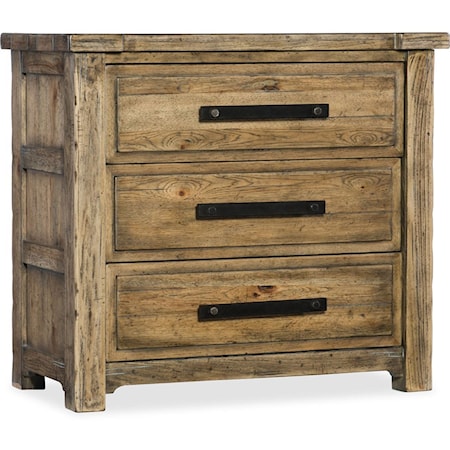 Three-Drawer Nightstand